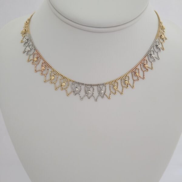 Tri-tone "Tres Colores De Amor" Necklace "Model A2"