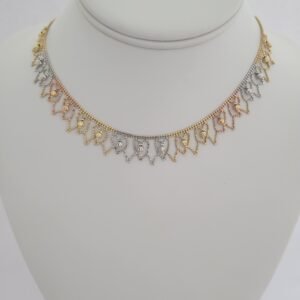 Tri-tone "Tres Colores De Amor" Necklace "Model A2"