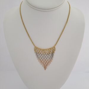 Tri-Tone "Tres Colores De Amor" Necklace "Model A1"