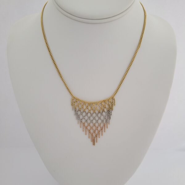 Tri-Tone "Tres Colores De Amor" Necklace "Model A1"