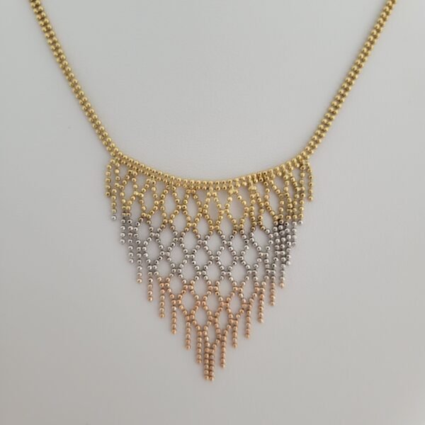 Tri-Tone "Tres Colores De Amor" Necklace "Model A1"