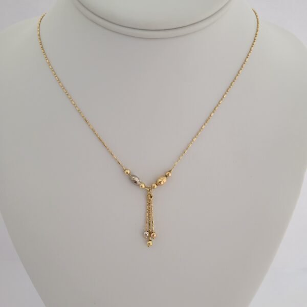 Tri-Tone Fine Necklace "Tres Colores De Amor"