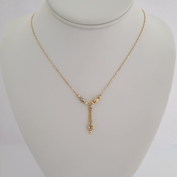 Tri-Tone Fine Necklace "Tres Colores De Amor"