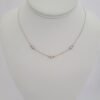 "White Gold Beads" Women's Necklace