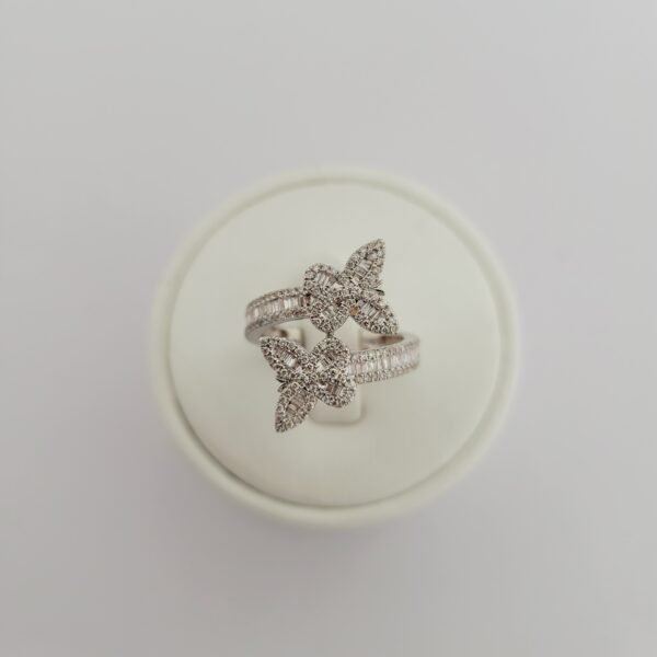 14K "Butterfly of Diamond" Ring